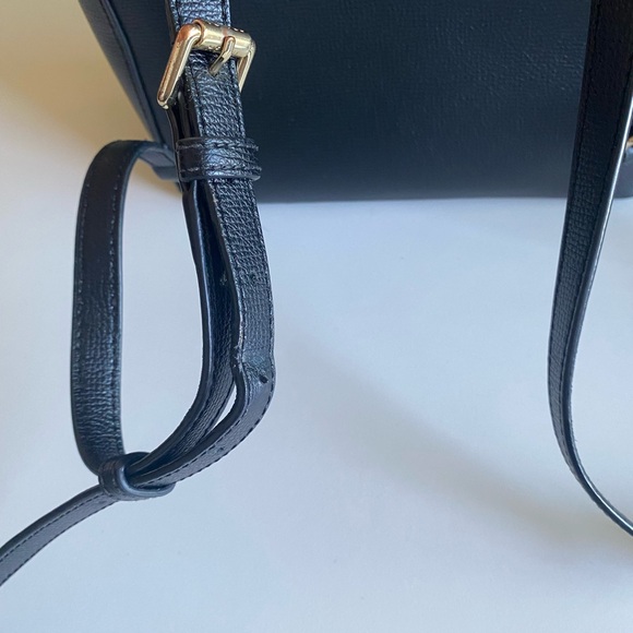 Henri Bendel Mini Black Backpack Gold Hardware - Picture 5 of 6